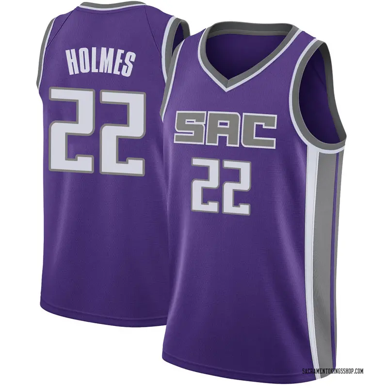 Nike Sacramento Kings Swingman Purple Richaun Holmes Jersey - Icon ...